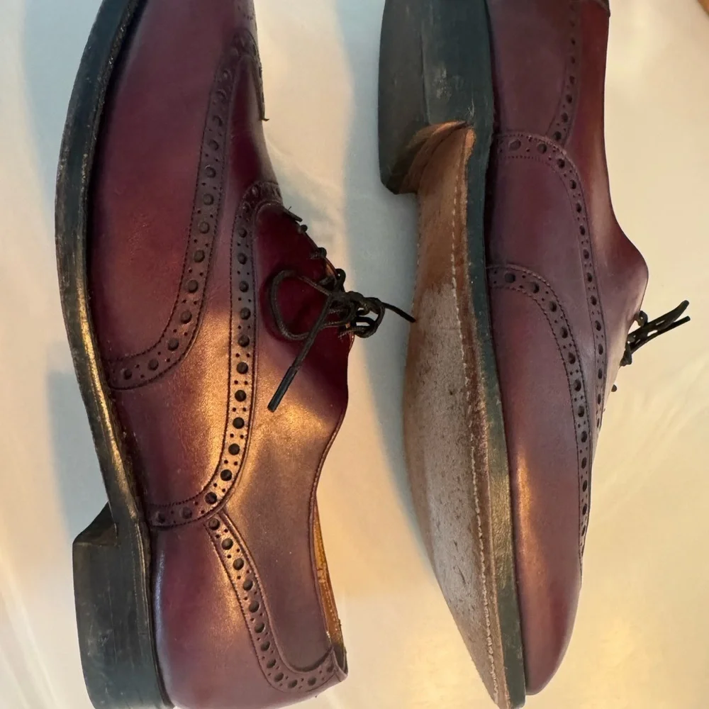 Johnston & Murphy Burgundy Aristocraft Shoes US 9.5